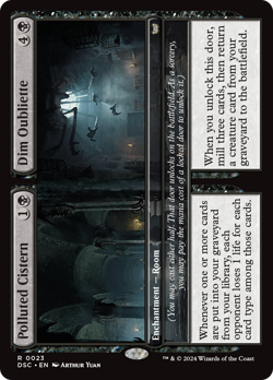 Polluted Cistern 23 NM Duskmourn House of Horror Commander DSC Magic MTG - Image 1