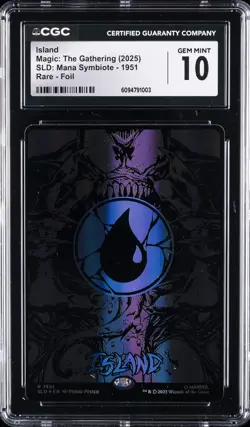 2025 MTG SLD: MANA SYMBIOTE RARE FOIL #1951 ISLAND CGC 10 GEM MINT - Image 1