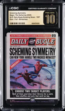 2025 MYG SLD: DAILY BUGLE BREAKING NEWS #1997 SCHEMING SYMMETRY CGC 10 PRISTINE - Image 1