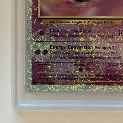 2002 POKEMON LEGEND COLLECTION #76 GASTLY-REVERSE FOIL PSA 5 - Image 5