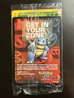 Pokemon Celebi Black Star Promo #50 – WotC Era – Factory Sealed - Image 1