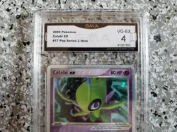 2005 Pokemon - Celebi EX 17/17 - Pop Series 2 Holo - GMA 4 VG-EX #91027855 - Image 2