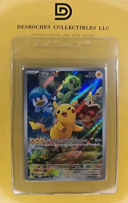 🔥Pikachu (Paldea Evolved ETB) Pokemon Scarlet & Violet Black Star Promo #027📈 - Image 1