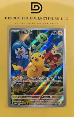 🔥Pikachu (Paldea Evolved ETB) Pokemon Scarlet & Violet Black Star Promo #027📈 - Image 3