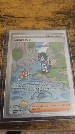 Pokemon TCG Lana's Aid 219/167 Twilight Masquerade Special Illustration NM/Mint - Image 3