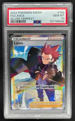 2022 Pokemon SWSH Silver Tempest Lance #192/195 PSA 10 - Image 1