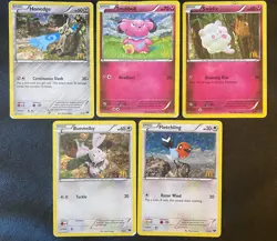 Pokemon TCG - McDonalds (2013) Promos 5 Card Holo LOT - LP - DMG - Image 1