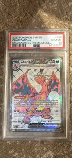 Pokemon TCG Charizard EX Obsidian Flames #56 Promo PSA Gem Mint 10 - Image 1
