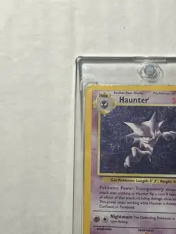 Pokemon TCG Fossil Unlimited Haunter 6/62 Holo Rare 1999 MP-HP Vintage Holo - Image 2