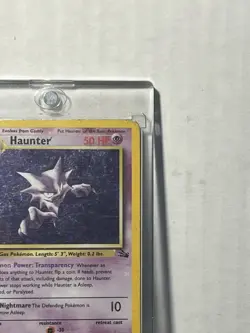 Pokemon TCG Fossil Unlimited Haunter 6/62 Holo Rare 1999 MP-HP Vintage Holo - Image 3