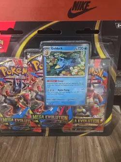 2x Pokemon: Mega Evolution 3 Pack Blister Psyduck & Golduck Promo's TCG - Image 2