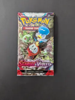 Pokemon TCG Scarlet And Violet Base Booster Pack Sealed 2023 - Image 1