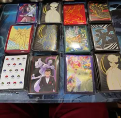 Pokemon TCG Various Sets Deck Sleeves Sealed (Lot Of 16) Lunchbox - Image 1