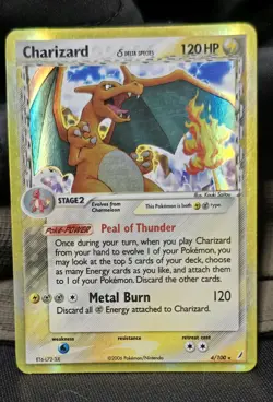 2006 Charizard Delta Species Holo Crystal Guardians 4/100 MP Pokemon Tcg - Image 1