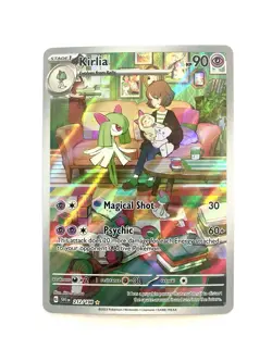Kirlia 212/198 SV01: Scarlet & Violet Base Set Illustration Rare Pokemon TCG NM - Image 1