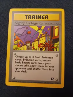 Pokemon Nightly Garbage Run 77/82 Team Rocket Set Unlimited LP - Image 1