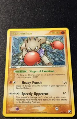 Pokemon EX UNSEEN FORCES - #24/115 Hitmonchan - Reverse Holo - ENG - Near Mint- - Image 4