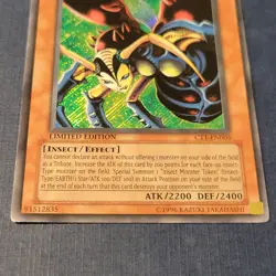 Yu-Gi-Oh! Insect Queen CT1-EN005 Secret Rare Limited Ed. LP/MP *FREE SHIPPING* - Image 3