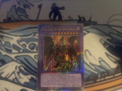 Yugioh Red-Eyes Dark Dragoon Quarter Century Secret Rare RA02-EN021 Near mint - Image 1