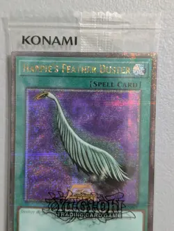 Yu-Gi-Oh! Harpie's Feather Duster EDC1-EN001 Quarter Century Secret Rare -Sealed - Image 2