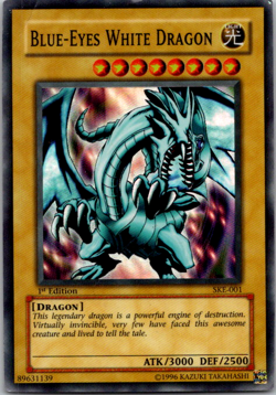 Blue-Eyes White Dragon - SKE-001 - Super Rare - YuGiOh! - Image 1