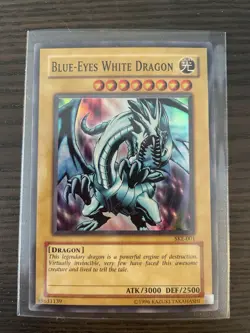 Blue-Eyes White Dragon - SKE-001 - Super Rare - LP - YuGiOh! - Image 1