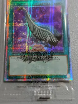 Rare Doube Line Holo Yu-Gi-Oh Harpie's Feather Duster EDC1-EN001 Quarter Century - Image 3