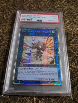 Sky Striker Ace Hayate New Art Quarter Century Secret Rare RA04EN073 1stEd PSA 9 - Image 3
