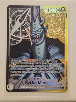One Piece TCG Gecko Moria OP14-080 ALT ART LEADER - Image 1