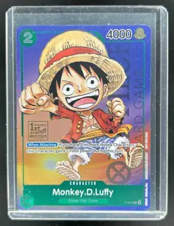 2023 One Piece Promo Monkey. D. Luffy 1st Anniversary Tournament PTCP #P-037 - Image 1
