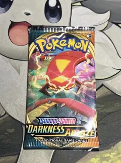 Pokemon TCG Sword & Shield Darkness Ablaze Booster Pack - 10 Cards | NEW 820650807121 - Image 1