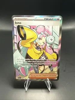 Pokemon TCG Iono Holo Ultra Rare Card 254/193 Sv02: Paldea Evolved - Image 1