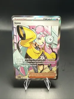 Pokemon TCG Iono Holo Ultra Rare Card 254/193 Sv02: Paldea Evolved - Image 2