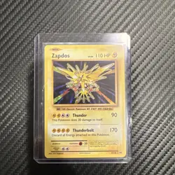 Pokemon Card Zapdos Holo Rare XY - Evolutions 42/108 - Image 1