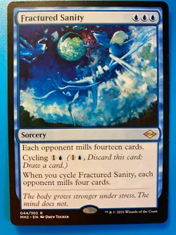 MTG 1x Fractured Sanity # 44 Modern Horizons 2 Magic the Gathering Card x1 NM - Image 1