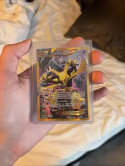 Pokemon TCG Alakazam EX Holo Ultra Rare 2016, 125/124 Card - Image 1