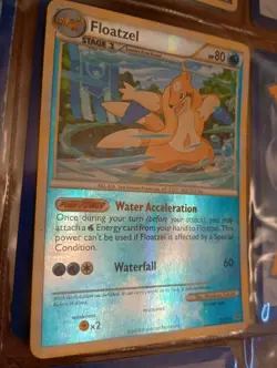Floatzel 16/95 Unleashed Reverse Holo Rare Pokemon TCG Card NM - Image 2
