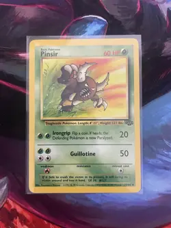 Pinsir 25/64 Jungle Unlimited Regular Uncommon 60 HP Pokemon TCG Card - Image 1