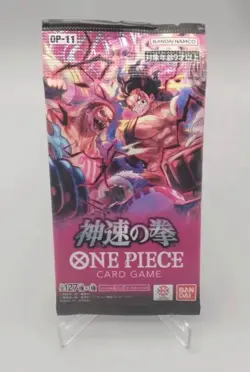 ONE PIECE Cards A Fist of Divine Speed Booster OP-11 Japanese SEALED Single Pack - Image 1