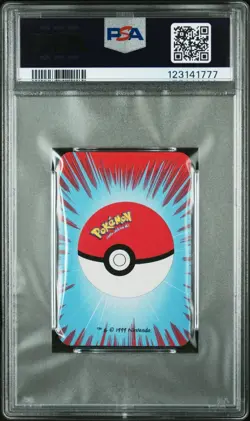 1999 POKEMON MINI PLAYING CARDS RED RAPIDASH ACE OF DIAMONDS PSA 10 GEM MT - Image 2