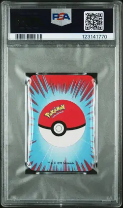 1999 BICYCLE POKEMON MINI PLAYING CARDS RED DECK KING OF SPADES PERSIAN PSA 10 - Image 2