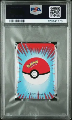 1999 BICYCLE POKEMON MINI PLAYING CARDS RED DECK 9 OF CLUBS HYPNO - Image 2