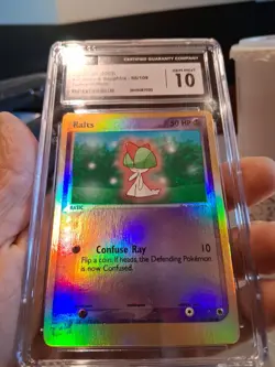 Ralts Cgc 10 Gem Mint 2003 EX Ruby & Sapphire Reverse Holo 66/109 E-reader Card - Image 3