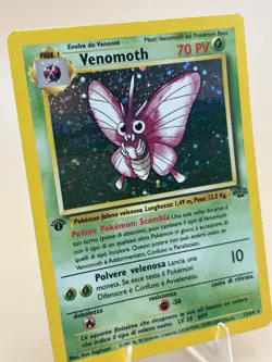 Pokemon TCG Venomoth Jungle Holo Card 13/64 1st Edition Rare - Image 2