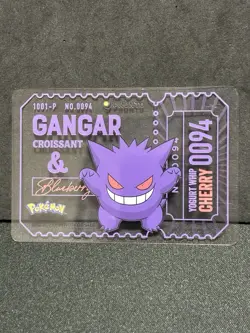Gengar Pronto Cafe Card Promo 2025 Pokemon Japanese EX+ - Image 1