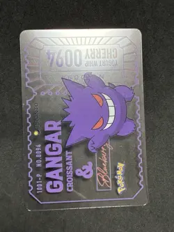 Gengar Pronto Cafe Card Promo 2025 Pokemon Japanese EX+ - Image 3