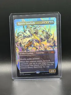 MTG Riptide Gearhulk - Foil - Borderless, NM-Mint, English Aetherdrift M0353 - Image 1