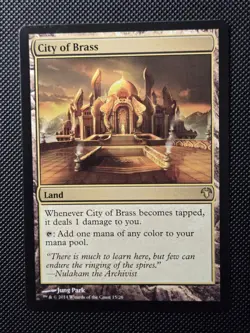 MTG City of Brass - Modern Event Deck Regular Lightly Played - Image 1