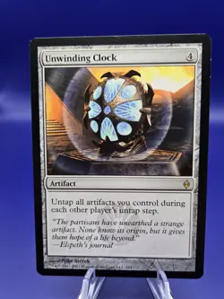Unwinding Clock - Magic The Gathering New Phyrexia - Lightly Played Regular - Image 4