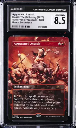 2025 MAGIC: THE GATHERING SLD: FRANK FRAZETTA II AGGRAVATED ASSAULT CGC 8.5 - Image 1